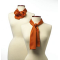 Orange Silk Scarf - 10"x54"